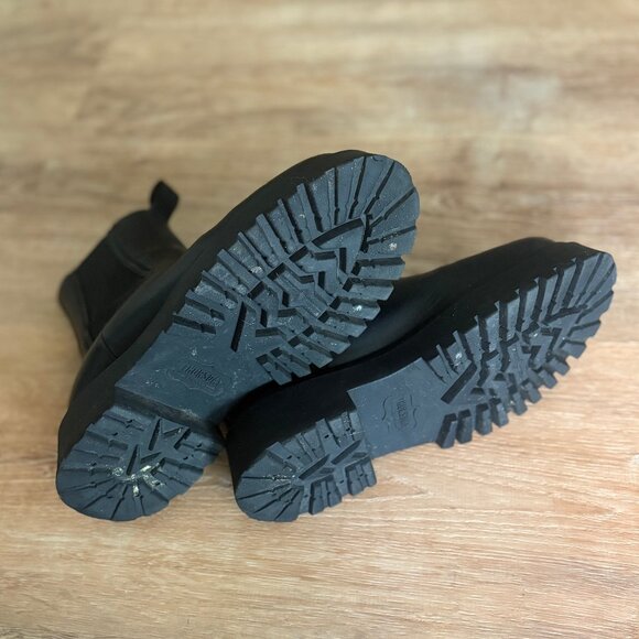 Thursday Boot Co. Legend Platform, Black Leather Chelsea Boots, Size 6 - Picture 7 of 7